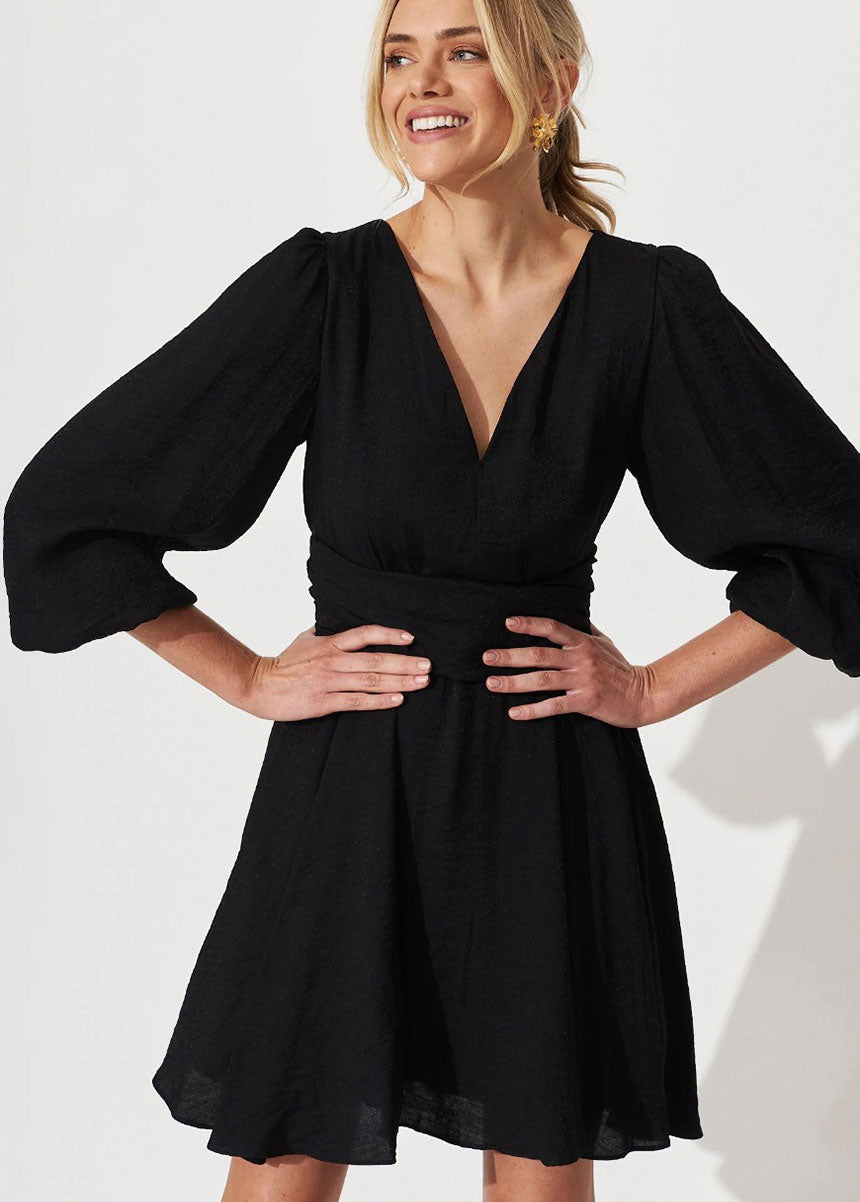 Mini V-Neck Dress