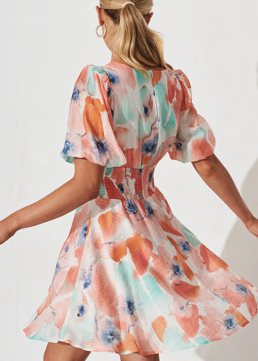Mutil Coral Dress