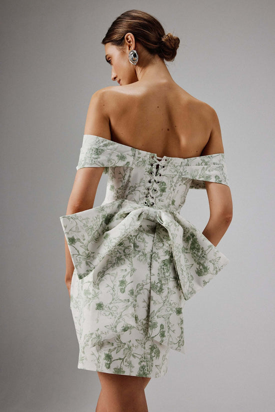 Static Shoulder Wrap Dress